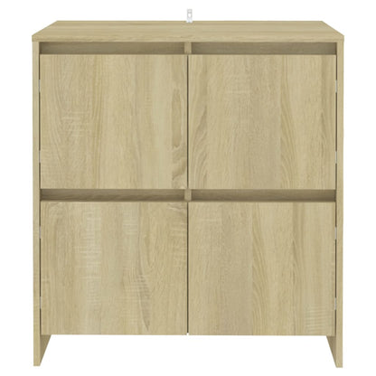 Sideboards 2 Stk. Sonoma-Eiche 70x41x75 cm Holzwerkstoff