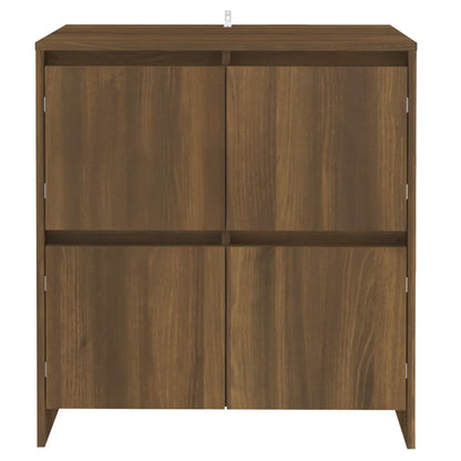 Sideboards 2 Stk. Eiche Braun 70x41x75 cm Holzwerkstoff