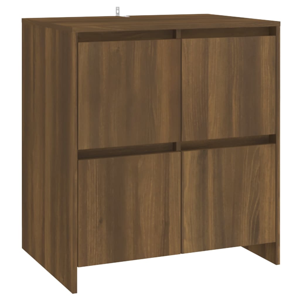 Sideboards 2 Stk. Eiche Braun 70x41x75 cm Holzwerkstoff