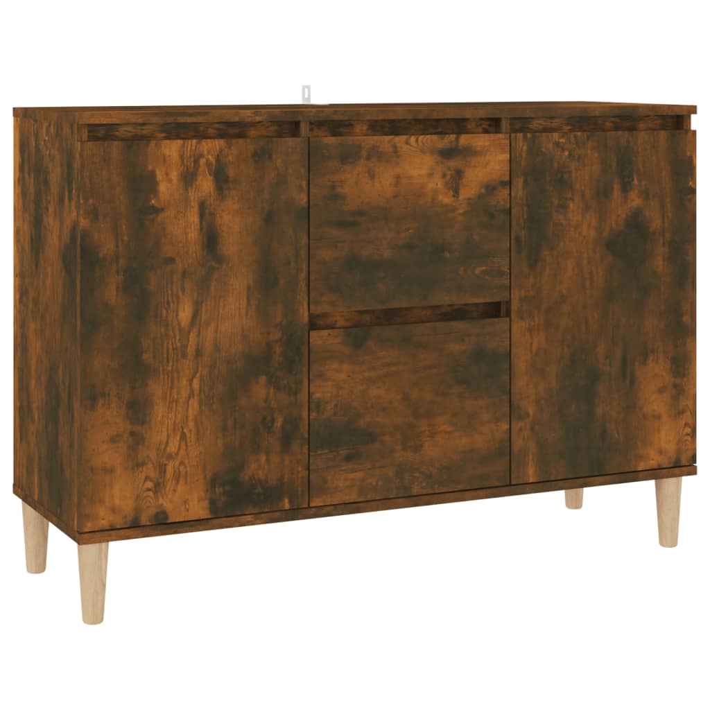 Sideboard Räuchereiche 101x35x70 cm Holzwerkstoff