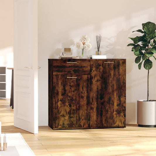 Sideboard Räuchereiche 80x36x75 cm Holzwerkstoff