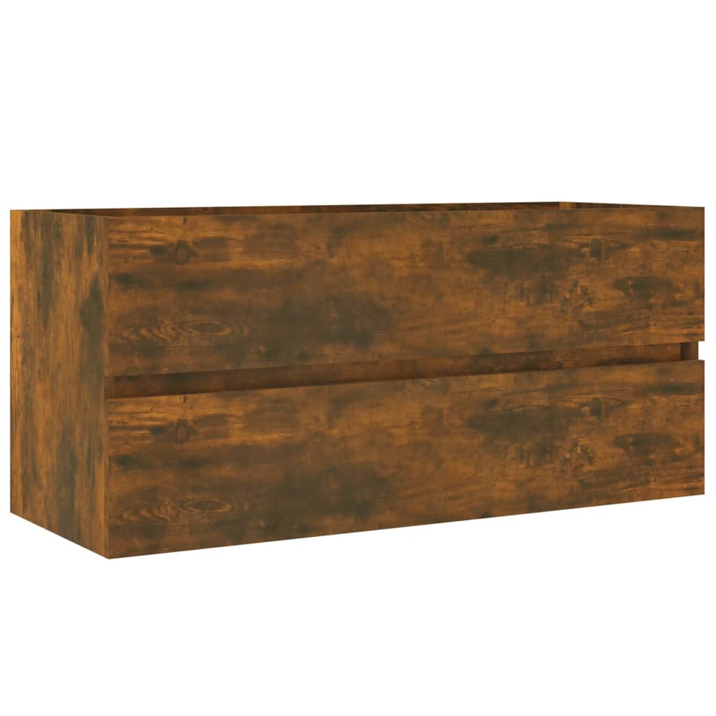 Waschbeckenschrank Räuchereiche 100x38,5x45 cm Holzwerkstoff