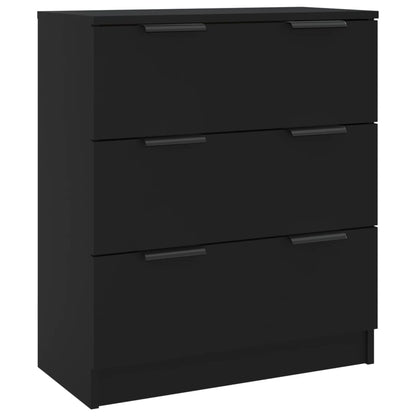 Sideboard Schwarz 60x30x70 cm Holzwerkstoff