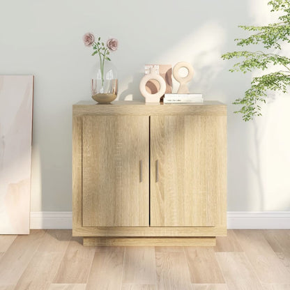 Sideboard Sonoma-Eiche 80x40x75 cm Holzwerkstoff