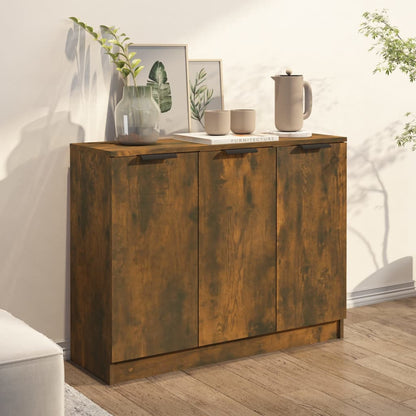 Sideboard Räuchereiche 90,5x30x70 cm Holzwerkstoff