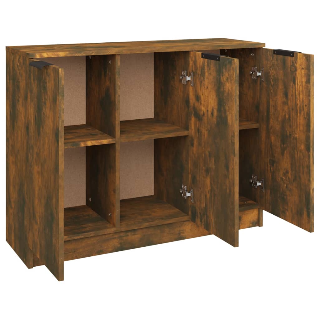 Sideboard Räuchereiche 90,5x30x70 cm Holzwerkstoff