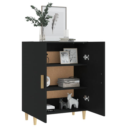 Sideboard Schwarz 70x34x90 cm Holzwerkstoff