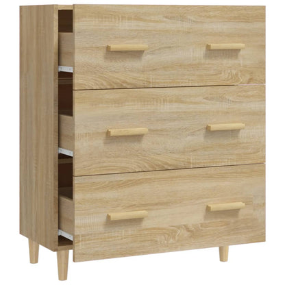 Sideboard Sonoma-Eiche 70x34x90 cm Holzwerkstoff