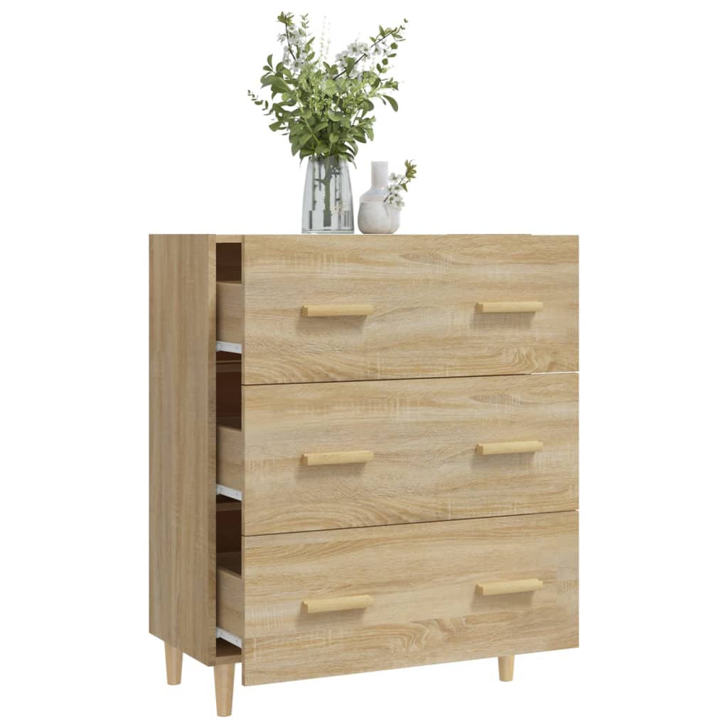 Sideboard Sonoma-Eiche 70x34x90 cm Holzwerkstoff