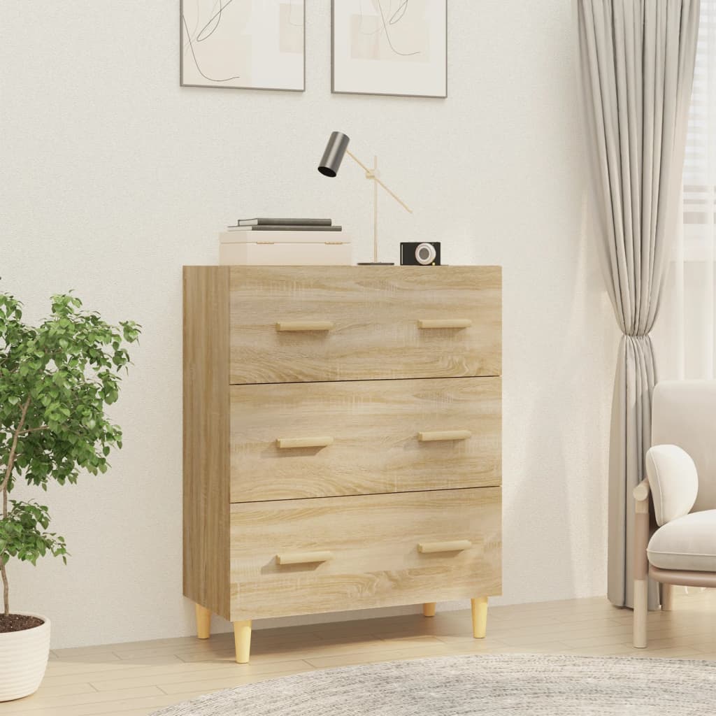 Sideboard Sonoma-Eiche 70x34x90 cm Holzwerkstoff