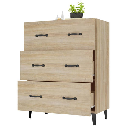 Sideboard Sonoma-Eiche 69,5x34x90 cm Holzwerkstoff