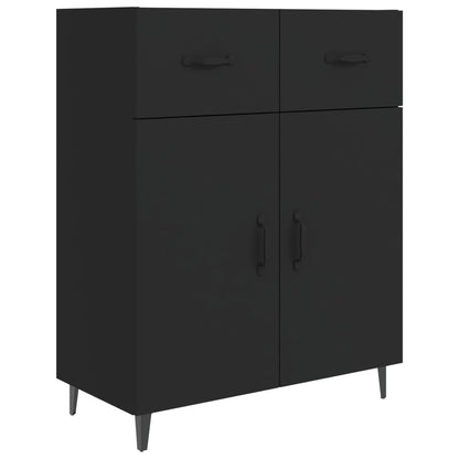 Sideboard Schwarz 69,5x34x90 cm Holzwerkstoff