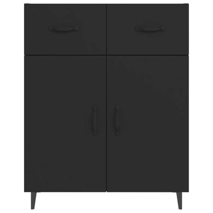 Sideboard Schwarz 69,5x34x90 cm Holzwerkstoff