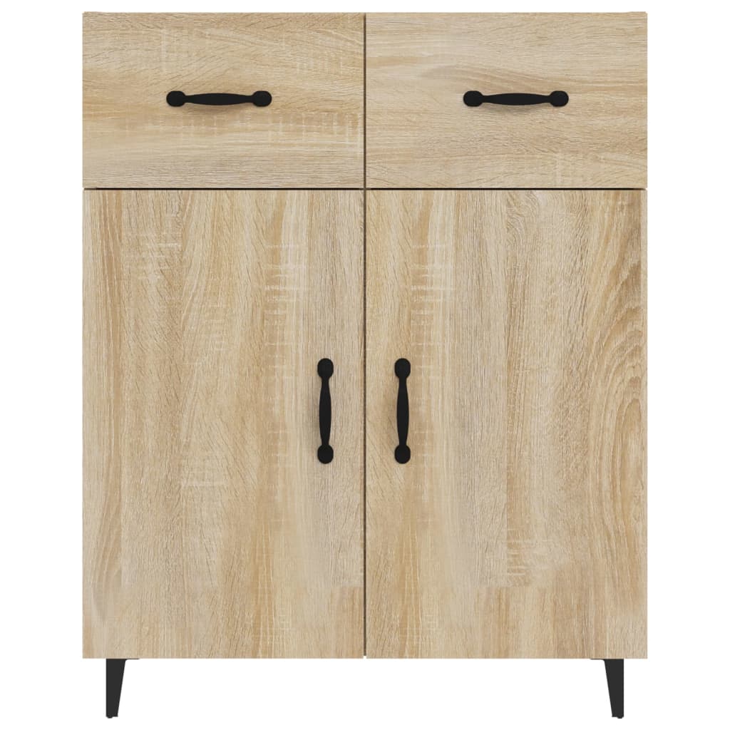 Sideboard Sonoma-Eiche 69,5x34x90 cm Holzwerkstoff