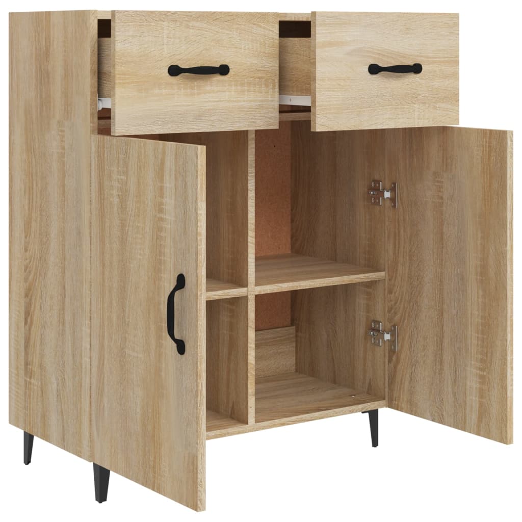 Sideboard Sonoma-Eiche 69,5x34x90 cm Holzwerkstoff