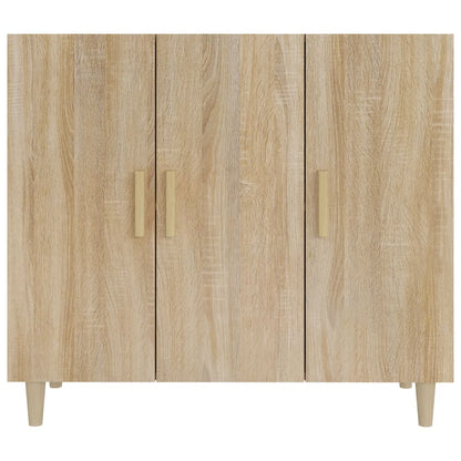 Sideboard Sonoma-Eiche 90x34x80 cm Holzwerkstoff