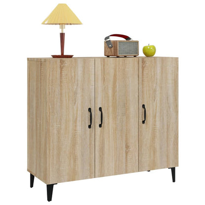 Sideboard Sonoma-Eiche 90x34x80 cm Holzwerkstoff