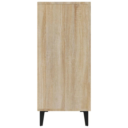 Sideboard Sonoma-Eiche 90x34x80 cm Holzwerkstoff