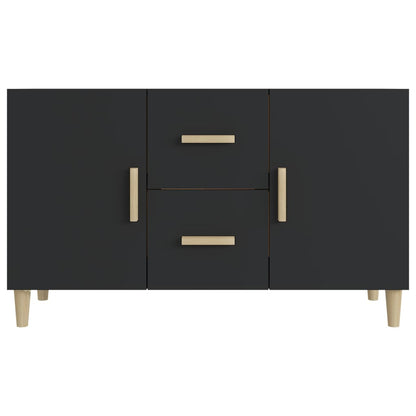 Sideboard Schwarz 100x36x60 cm Holzwerkstoff