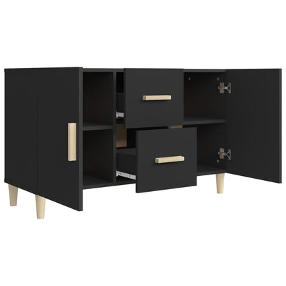 Sideboard Schwarz 100x36x60 cm Holzwerkstoff