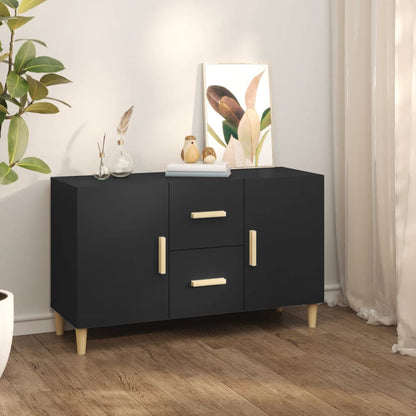 Sideboard Schwarz 100x36x60 cm Holzwerkstoff