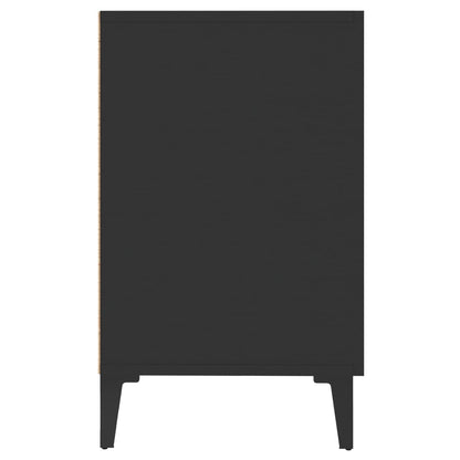 Sideboard Schwarz 100x36x60 cm Holzwerkstoff