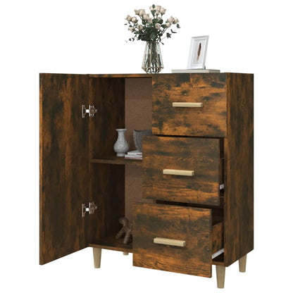 Sideboard Räuchereiche 69,5x34x90 cm Holzwerkstoff