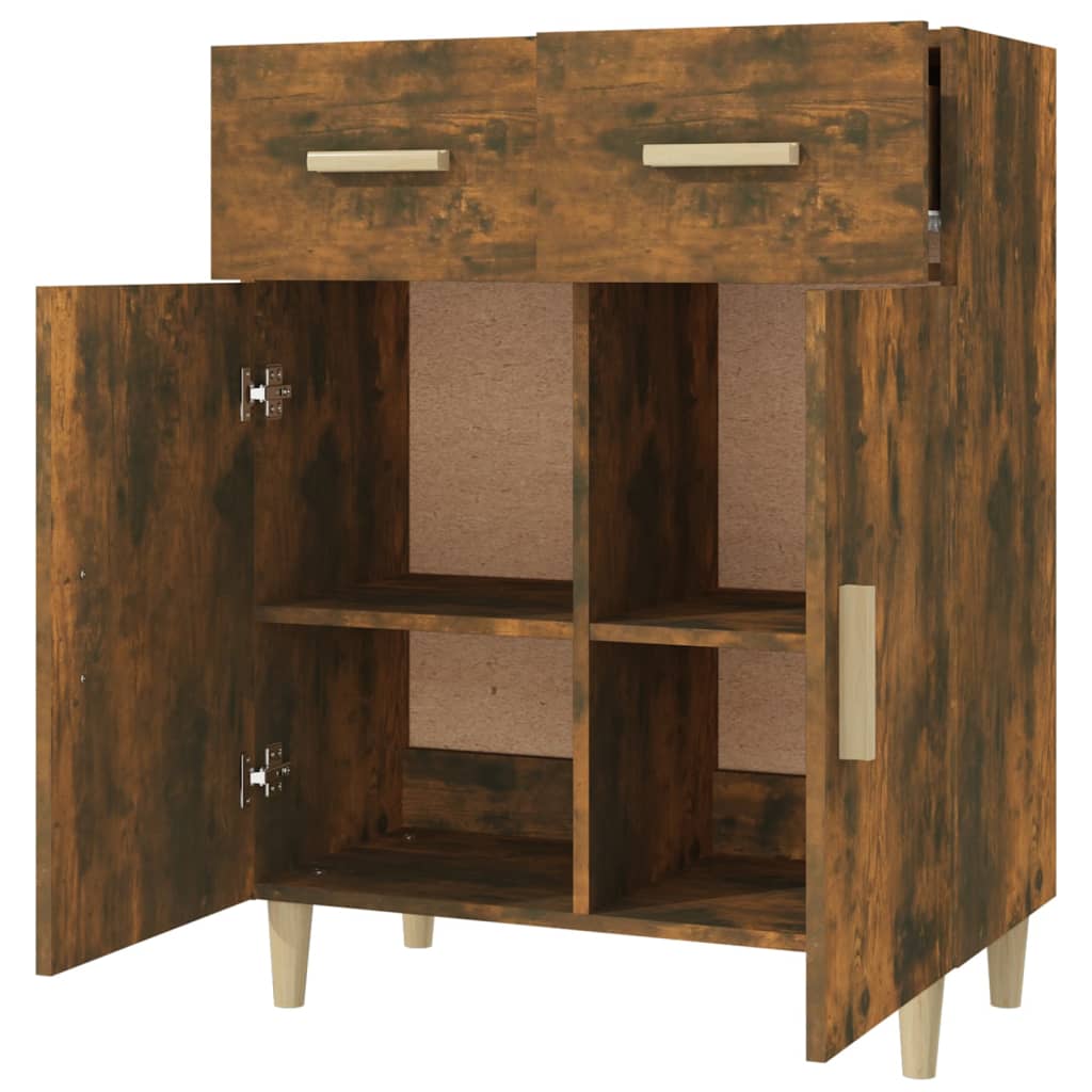 Sideboard Räuchereiche 69,5x34x89 cm Holzwerkstoff