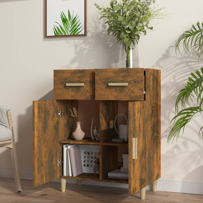 Sideboard Räuchereiche 69,5x34x89 cm Holzwerkstoff