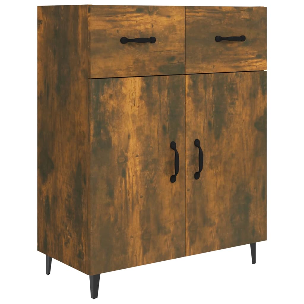 Sideboard Räuchereiche 69,5x34x90 cm Holzwerkstoff