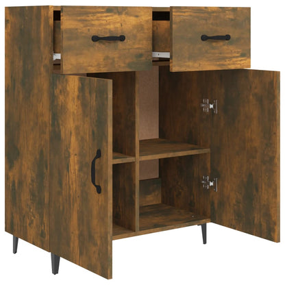 Sideboard Räuchereiche 69,5x34x90 cm Holzwerkstoff