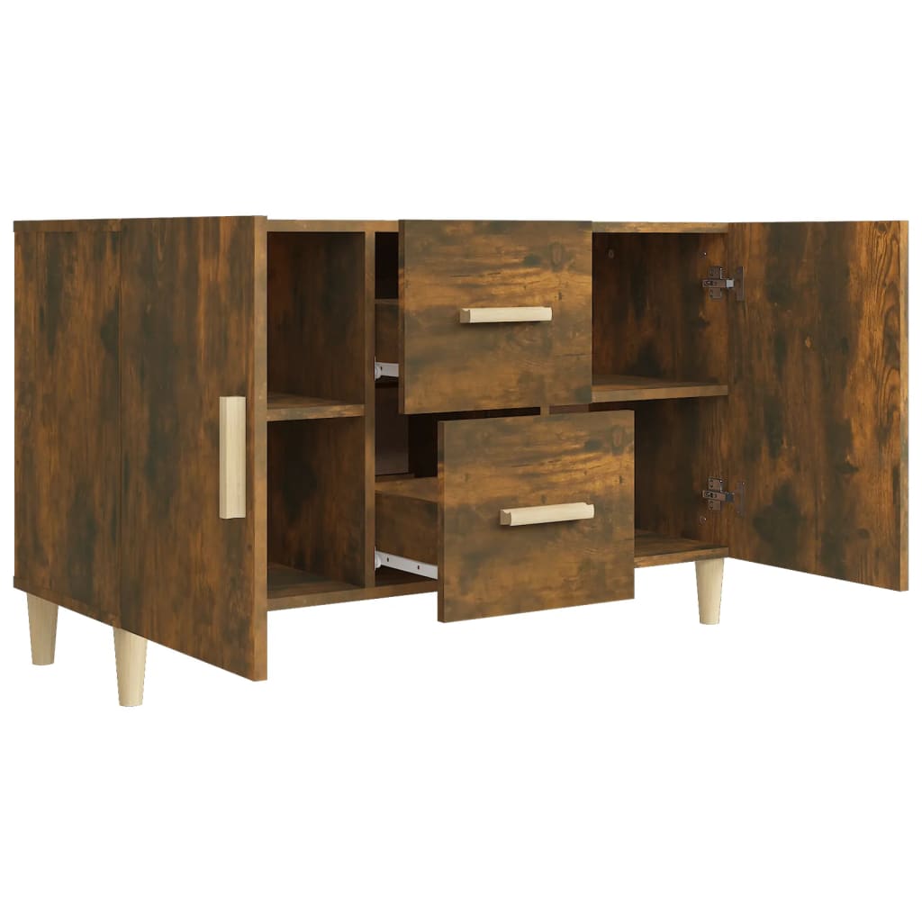 Sideboard Räuchereiche 100x36x60 cm Holzwerkstoff