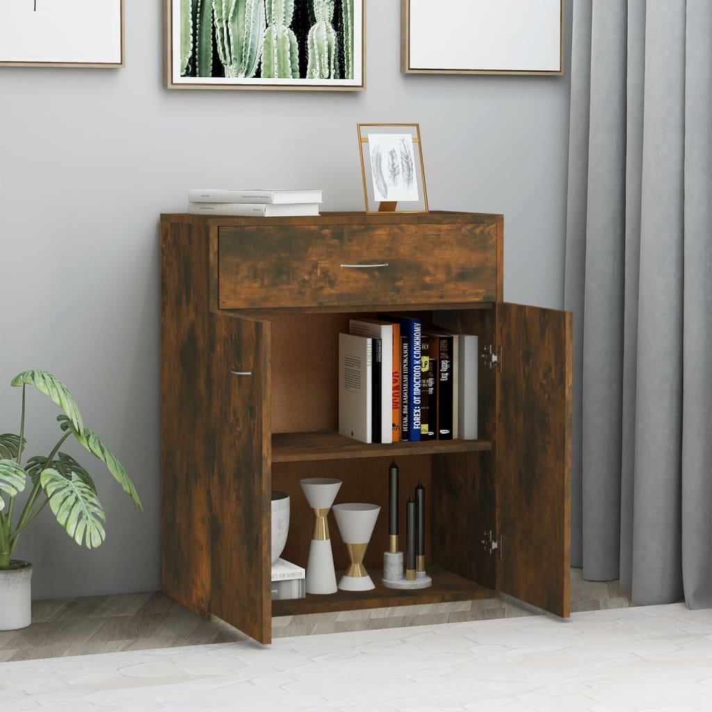 Sideboard Räuchereiche 60x30x75 cm Holzwerkstoff