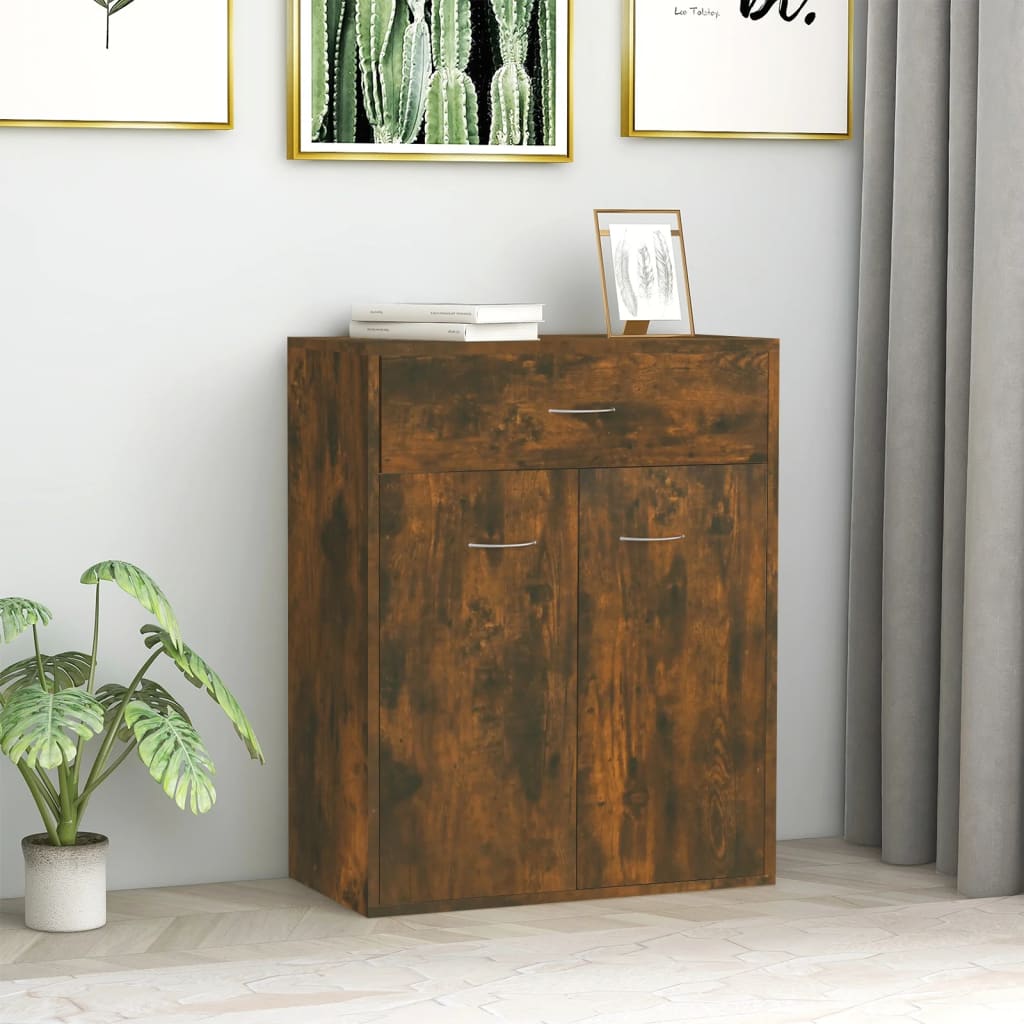 Sideboard Räuchereiche 60x30x75 cm Holzwerkstoff