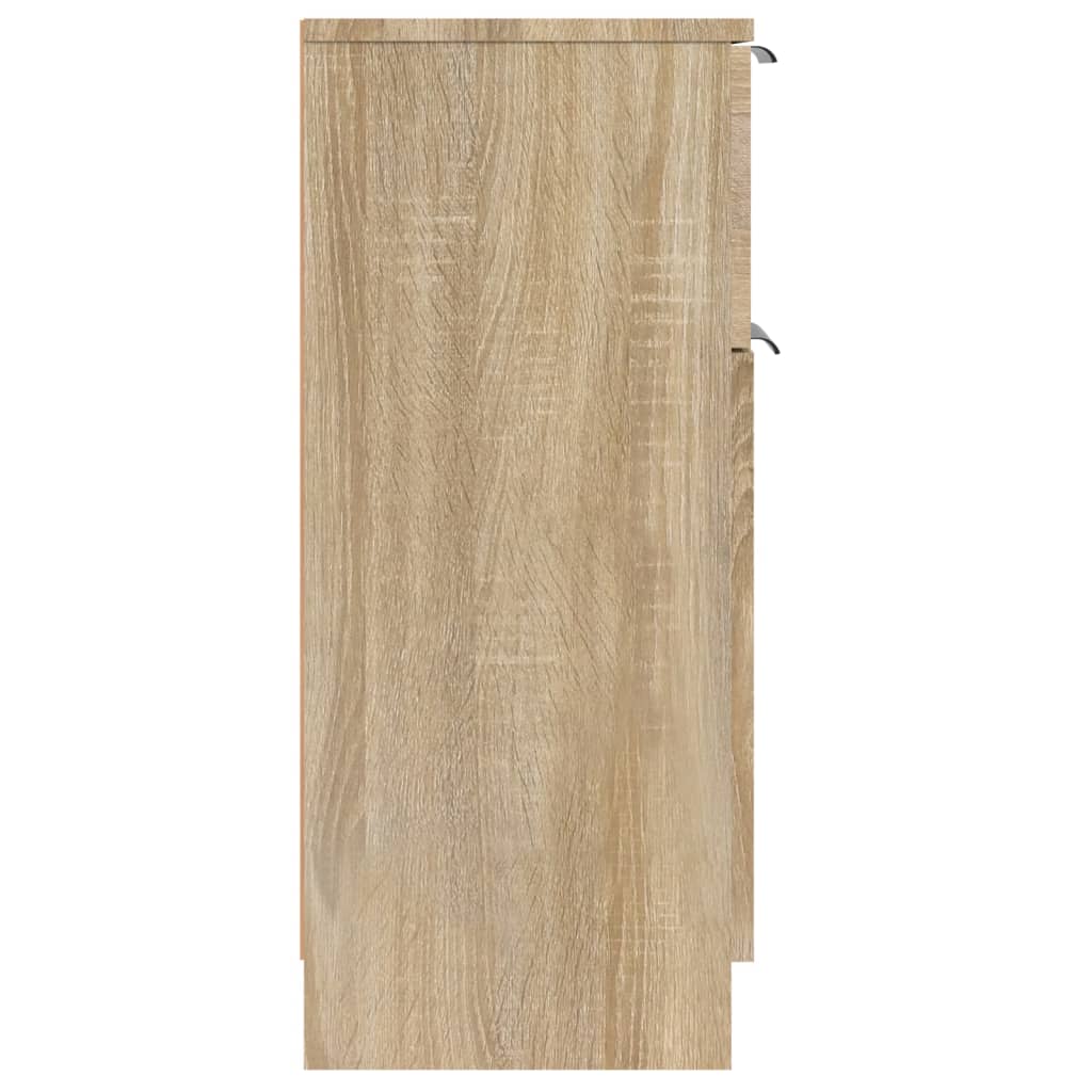 Sideboard Sonoma-Eiche 30x30x70 cm Holzwerkstoff