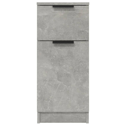 Sideboards 2 Stk. Betongrau 30x30x70 cm Holzwerkstoff