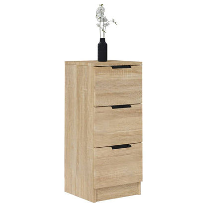 Sideboards 2 Stk. Sonoma-Eiche 30x30x70 cm Holzwerkstoff