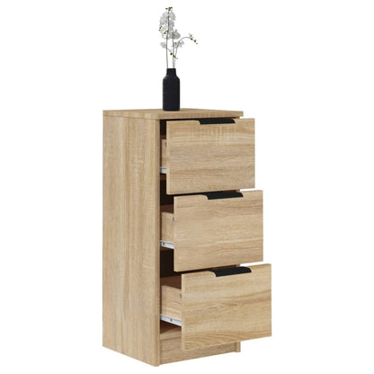 Sideboards 2 Stk. Sonoma-Eiche 30x30x70 cm Holzwerkstoff