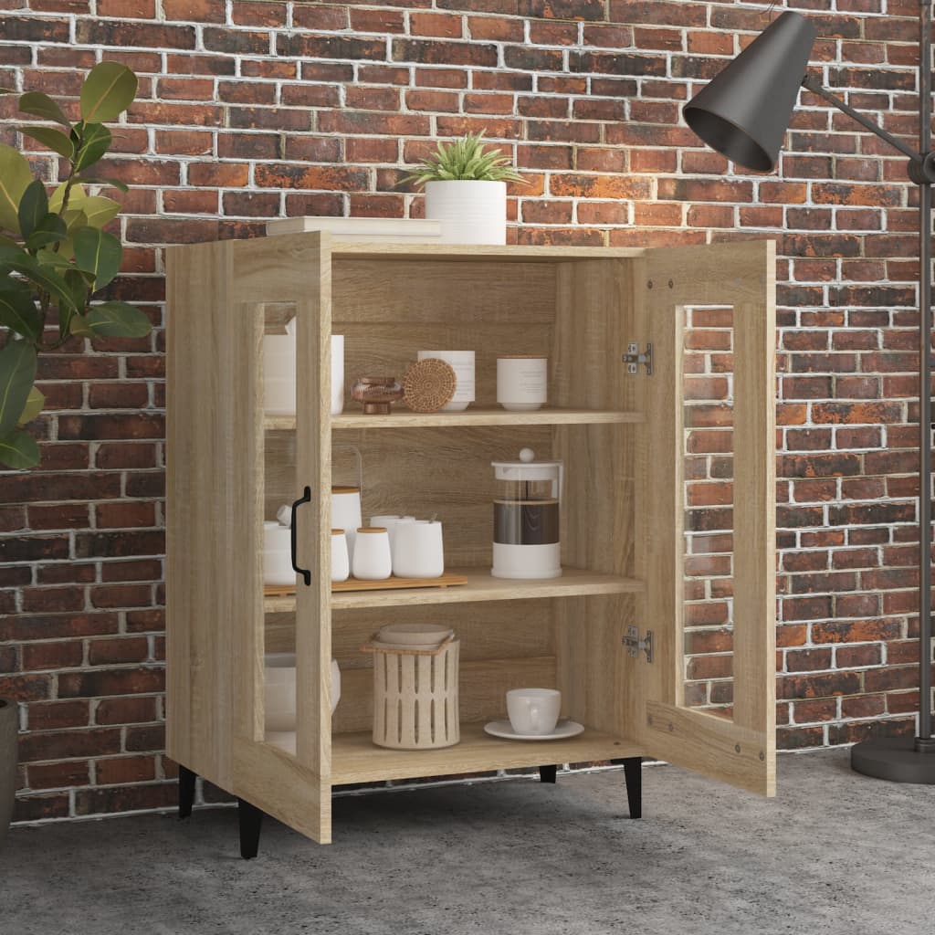 Sideboard Sonoma-Eiche 69,5x34x90 cm Holzwerkstoff