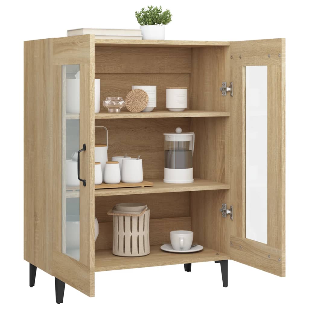 Sideboard Sonoma-Eiche 69,5x34x90 cm Holzwerkstoff