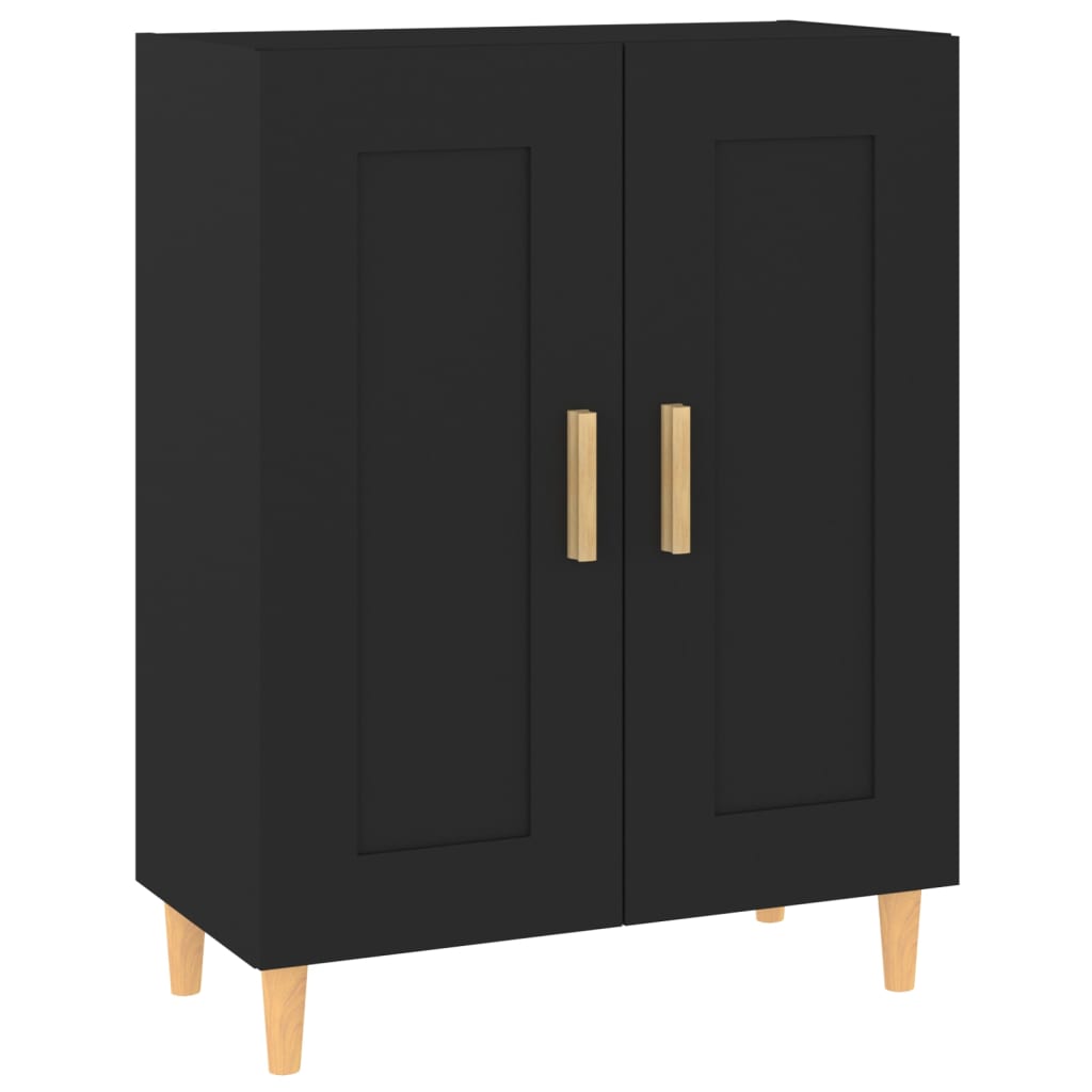 Sideboard Schwarz 69,5x34x90 cm Holzwerkstoff