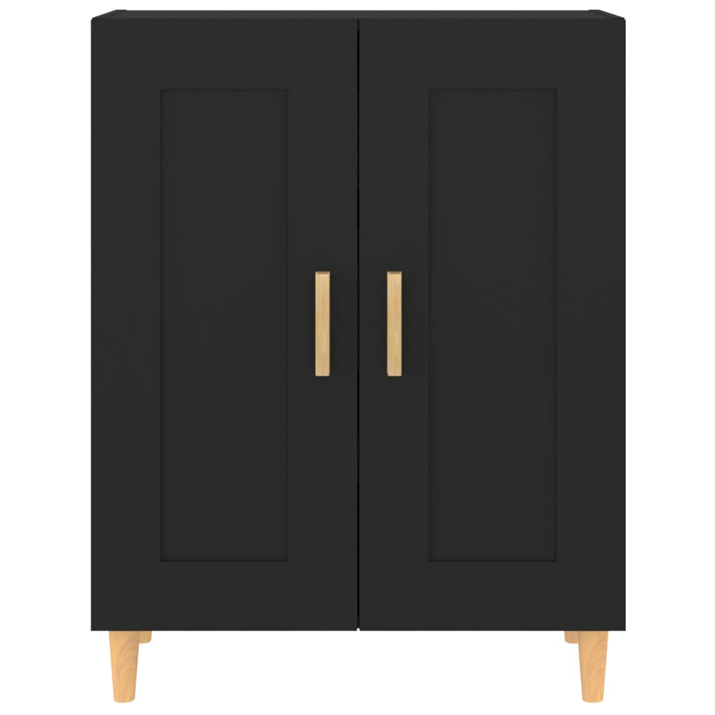 Sideboard Schwarz 69,5x34x90 cm Holzwerkstoff