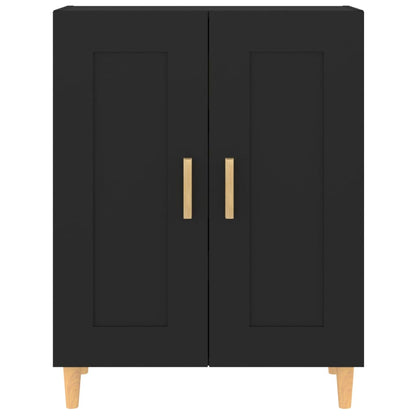 Sideboard Schwarz 69,5x34x90 cm Holzwerkstoff