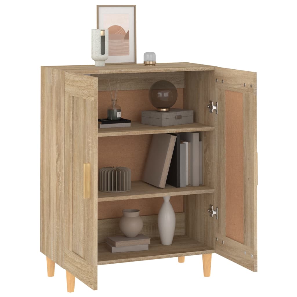 Sideboard Sonoma-Eiche 69,5x34x90 cm Holzwerkstoff