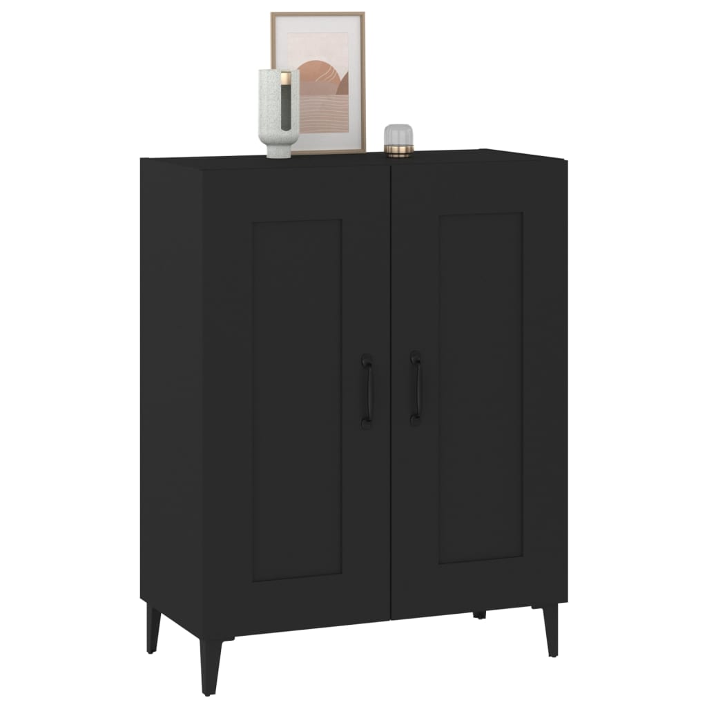 Sideboard Schwarz 69,5x34x90 cm Holzwerkstoff