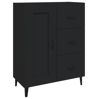 Sideboard Schwarz 69,5x34x90 cm Holzwerkstoff