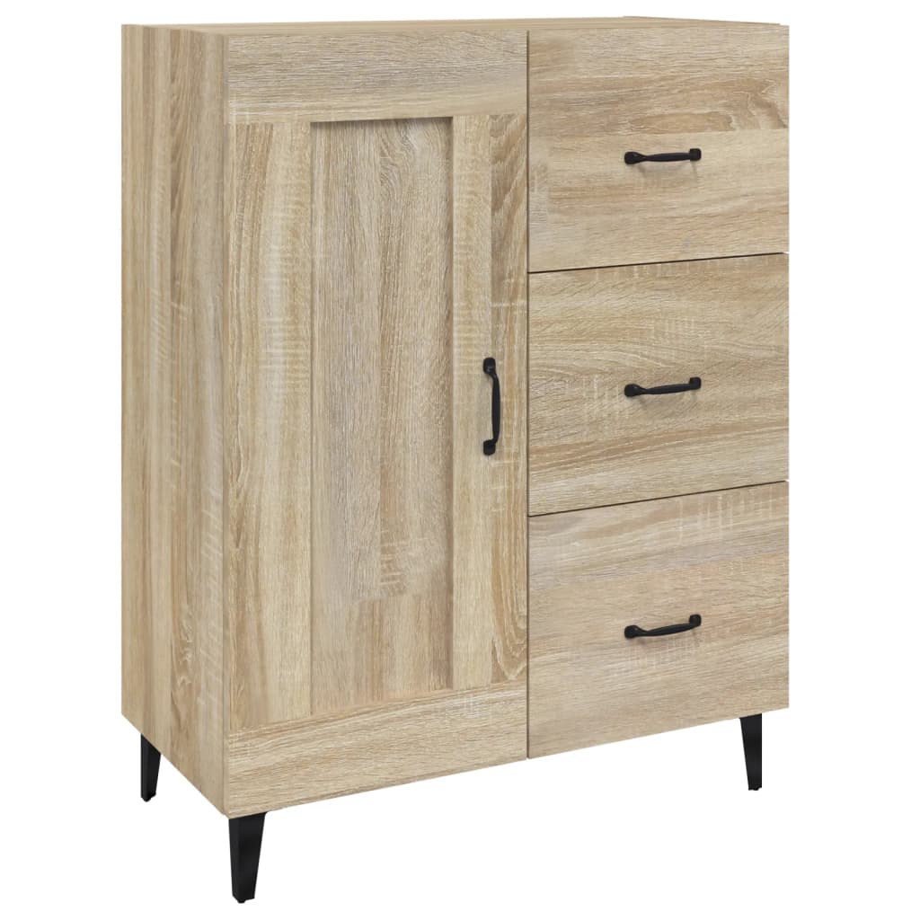 Sideboard Sonoma-Eiche 69,5x34x90 cm Holzwerkstoff