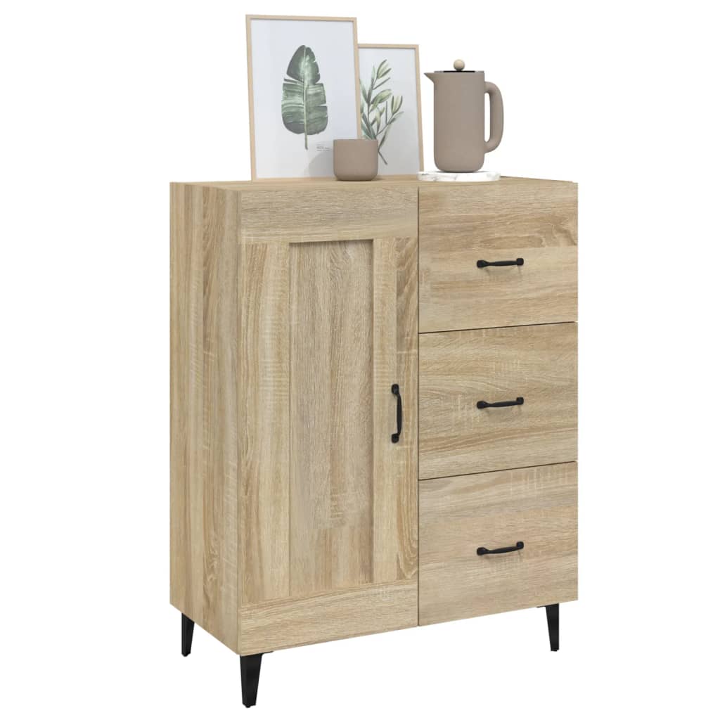 Sideboard Sonoma-Eiche 69,5x34x90 cm Holzwerkstoff