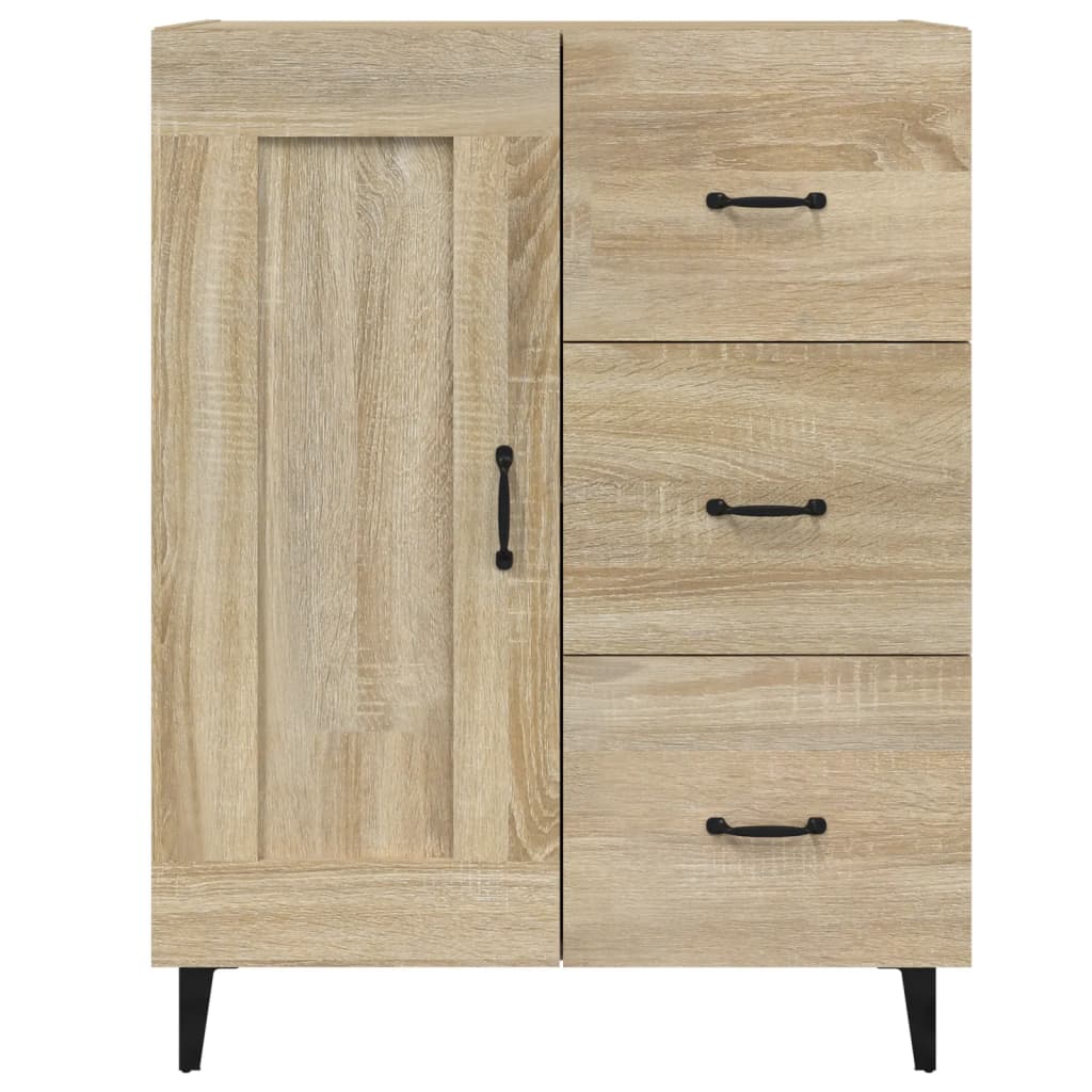 Sideboard Sonoma-Eiche 69,5x34x90 cm Holzwerkstoff