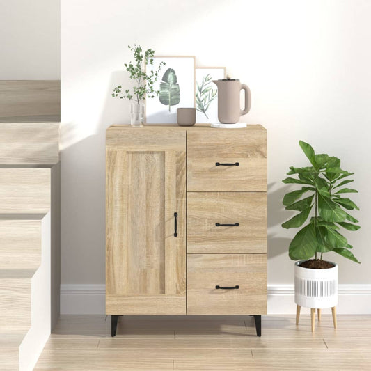 Sideboard Sonoma-Eiche 69,5x34x90 cm Holzwerkstoff